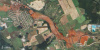 Satellite image, bauxite spill, Hungary, 2010, Europe