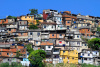 Slum in the city of Rio de Janeiro
